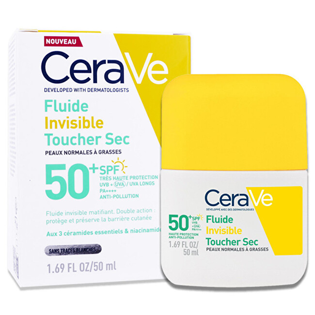 CeraVe Mattifying protective fluid SPF 50+ Dry Touch Fluid Sunscreen 50 ml 50ml Moterims