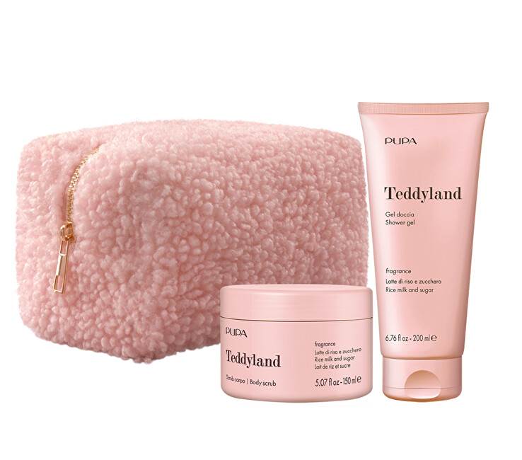 PUPA Milano Rice Milk and Sugar Teddyland Kit 2 Gift Set Moterims