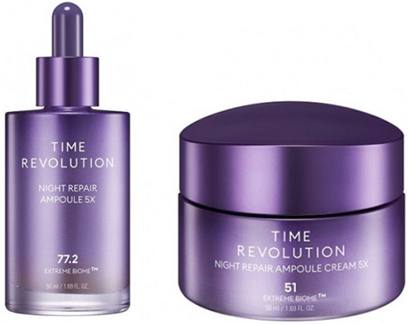 Missha Time Revolution Night Repair Ampoule & Cream Duo Gift Set Moterims
