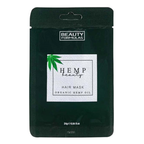 Beauty Formulas Hemp Beauty ( Hair Mask Organic Hemp Oil) 24 g Moterims