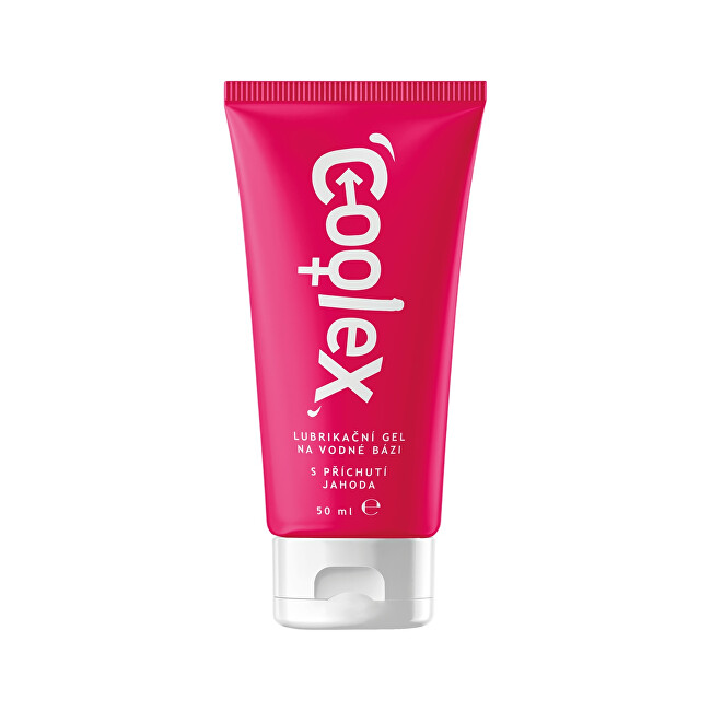 COOLEX Water-based lubricating gel Strawberry 50 ml 50ml intymios higienos priežiūra
