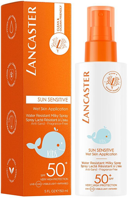 Lancaster Children´s protective spray SPF 50+ Sun Sensi tiv e (Water Resist ant Milky Spray) 150 ml 150ml Vaikams