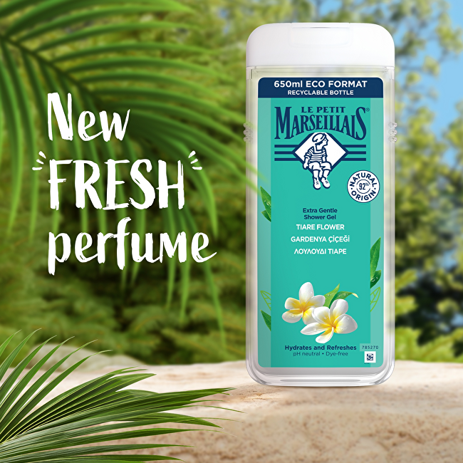 Le Petit Marseillais Shower gel Tiare Flower Shower Gel 650ml Moterims