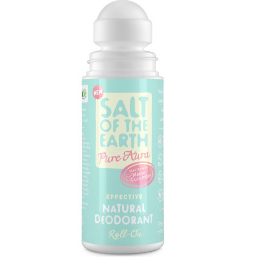 Salt Of The Earth Natural ball deodorant with watermelon and cucumber Pure Aura ( Natura l Deodorant) 75 ml 75ml Moterims