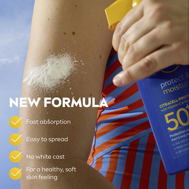 Nivea Sunscreen Spray SPF 50+ Protect & Moisture 250 ml 250ml Unisex