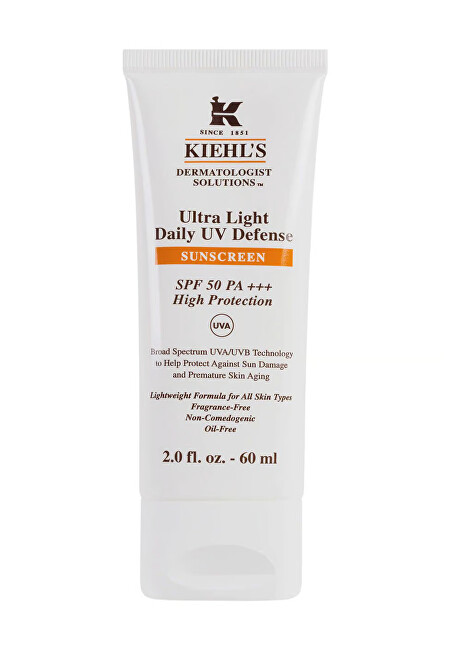 Kiehl´s DERMATOLOGIST SOLUTIONS Ultra Light Daily UV Defense Sunscreen SPF 50 PA++++ 60ml (Orange) 60ml Moterims