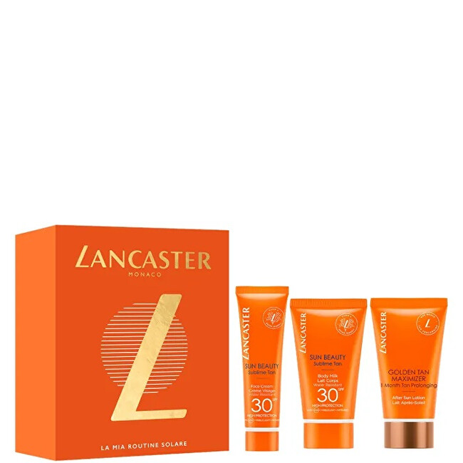 Lancaster My Sun Routine SPF 30 Sun Care Gift Set Apsauginė priemonė nuo saulės Moterims
