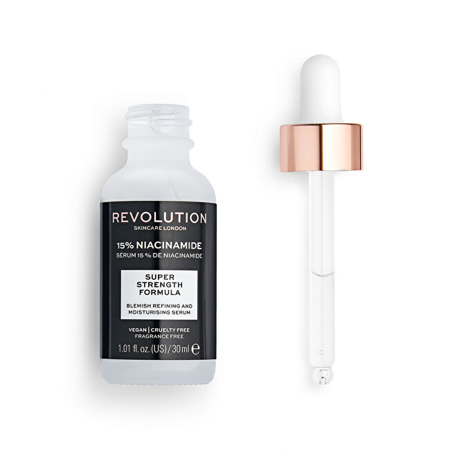 Revolution Skincare Skin Serum Extra 15% Niacinamide Scincare (Blemish Refining and Moisturizing Serum) 30 ml 30ml vietinės priežiūros priemonė