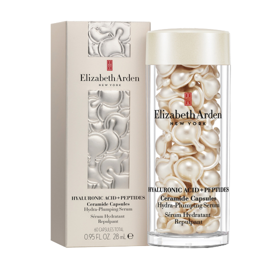 Elizabeth Arden Skin serum in ceramide capsules Hyaluronic Acid + Peptides Ceramide Capsules (Hydra-Plumping Serum) 60 pcs Moterims