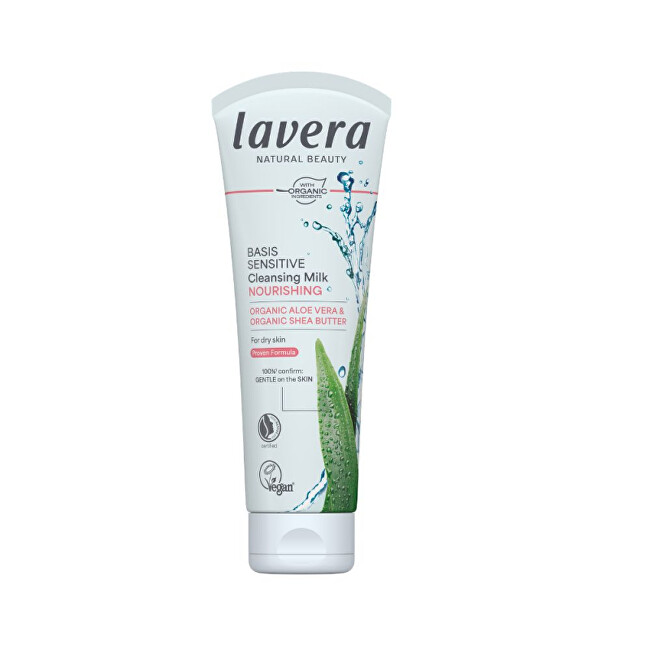 Lavera Basis Sensitiv Cleansing Milk 125 ml 125ml makiažo valiklis