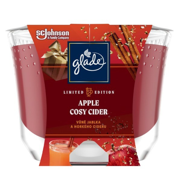 Glade Scented candle Maxi Apple Cider 224 g kvepianti žvakė
