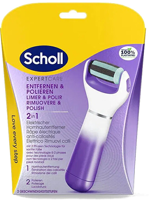 Scholl expert care 2-in-1 file & smooth electronic foot file Pėdų &scaron;veitiklis Moterims