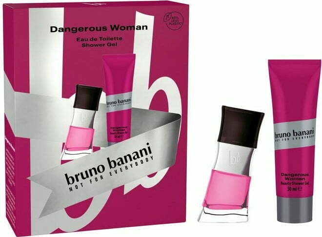 Bruno Banani Dangerous Woman Eau De Toilette 30 ml Edt 30 ml + Shower Gel 50 ml Set