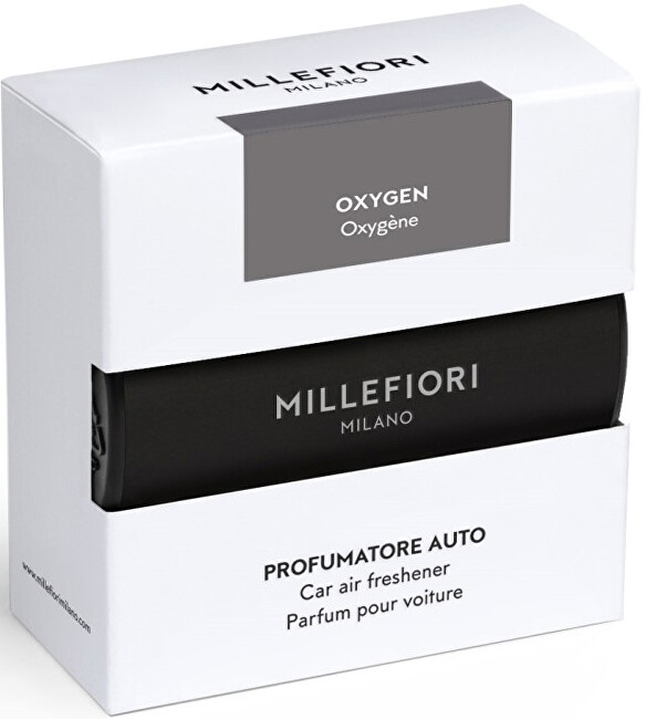 Millefiori Milano Car air freshener Classic Oxygen - black automobilio gaiviklis