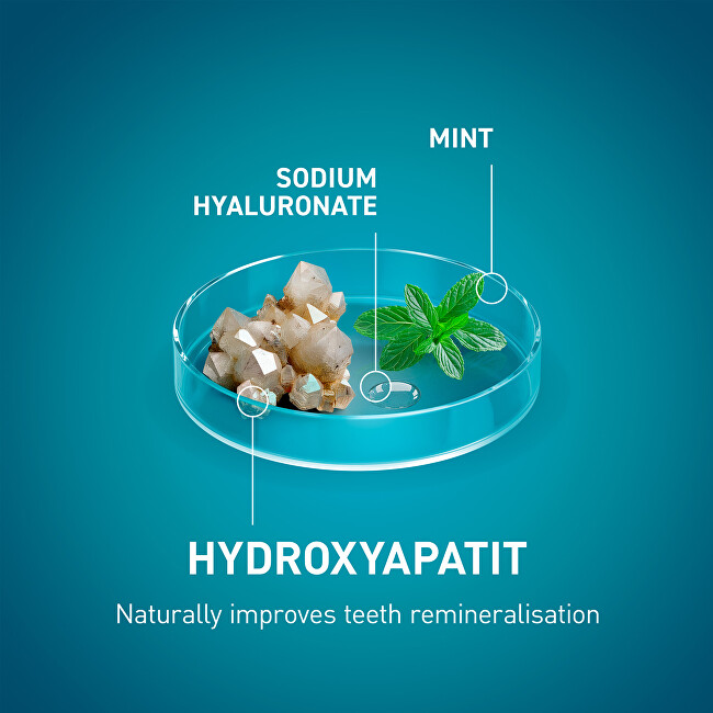 MEDIBLANC Whitening toothpaste with sodium hyaluronate 50ml dantų pasta