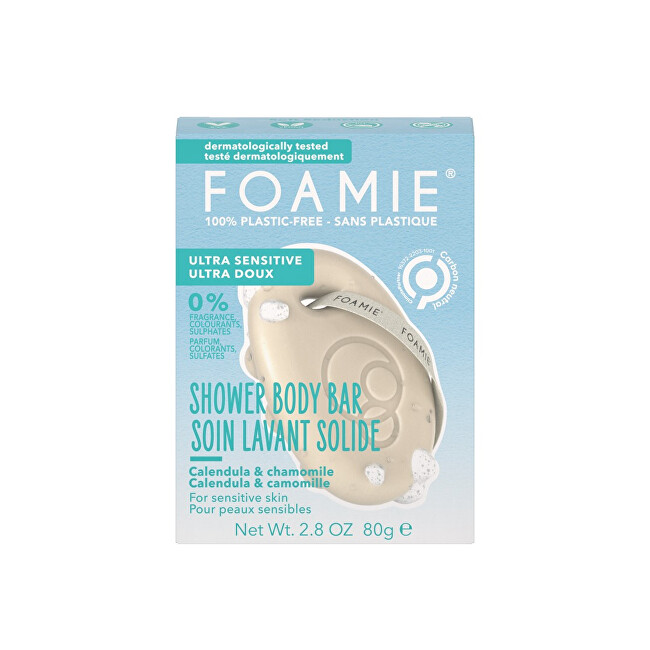 Foamie Solid shower care Ultra Sensitive (Shower Body Bar) 80 g Moterims