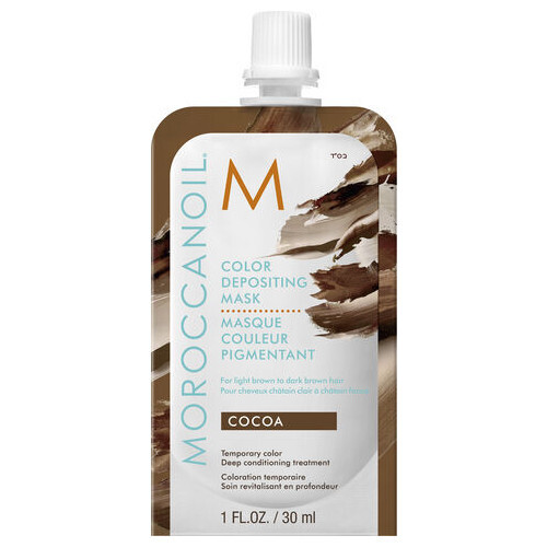 Moroccanoil Cocoa Toning Mask ( Color Depositing Mask) 30ml atstatomoji plaukų priežiūros priemonė