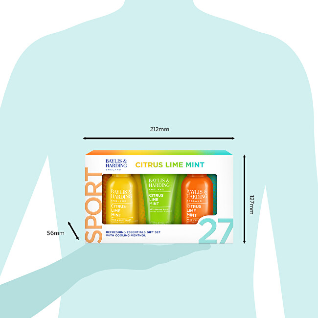 Baylis & Harding Citrus, Lime & Mint Gift Set 3 pcs Vyrams