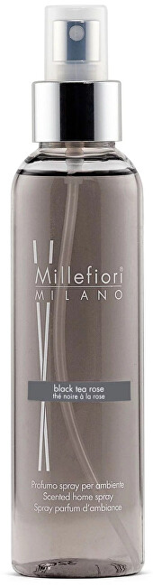 Millefiori Milano Home spray Natura l Black tea and rose 150 ml 150ml Unisex