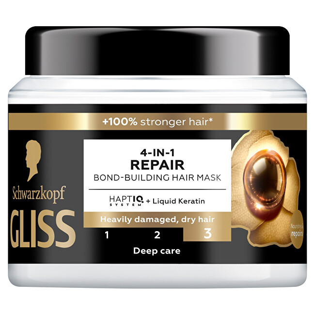 Schwarzkopf Gliss Repair Plaukų kaukė Moterims