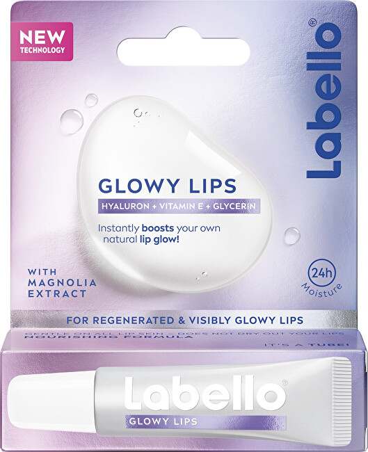 Labello Glowy Lips nourishing lip balm 10 ml 10ml Moterims