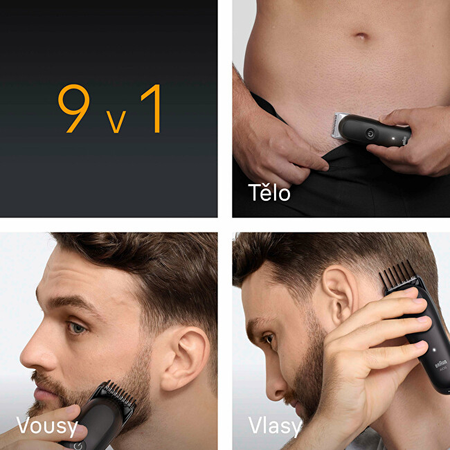 Braun Series 5 AIO5540 9-in-1 Multifunctional Trimmer plaukų segtukas