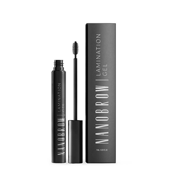 Nanobrow Eyebrow Gel Lamination Gel 7 ml Black antakių pie&scaron;tukas