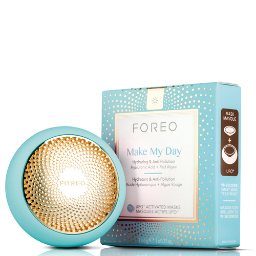 Foreo UFO&trade; sonic device for accelerating the effects of a facial mask Pearl Pink veido valymo prietaisas