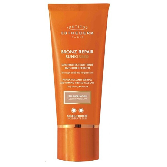 Institut Esthederm Tinted anti-wrinkle cream for tanning Bronz Repair Sunkissed ( Anti-Wrinkle and Firming Tinted Face Care ) 50 ml 50ml Moterims