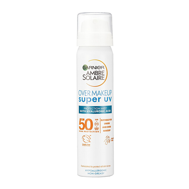 Garnier Protective facial mist SPF 50 Ambre Solaire Super UV (Protection Mist) 75 ml 75ml Moterims