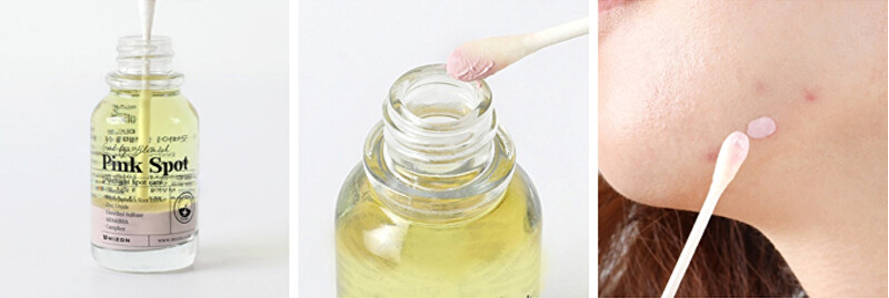 Mizon Pink Spot Good Bye Blemish (Overnight Spot Care ) Night Serum 19 ml 19ml vietinės priežiūros priemonė