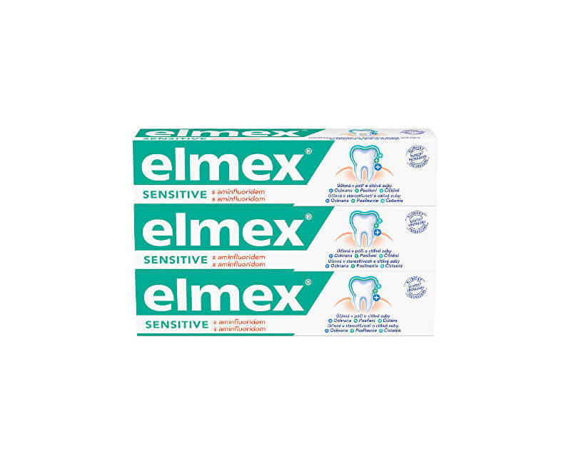 Elmex Toothpaste Sensitive Professional 3 x 75 ml 75ml dantų pasta