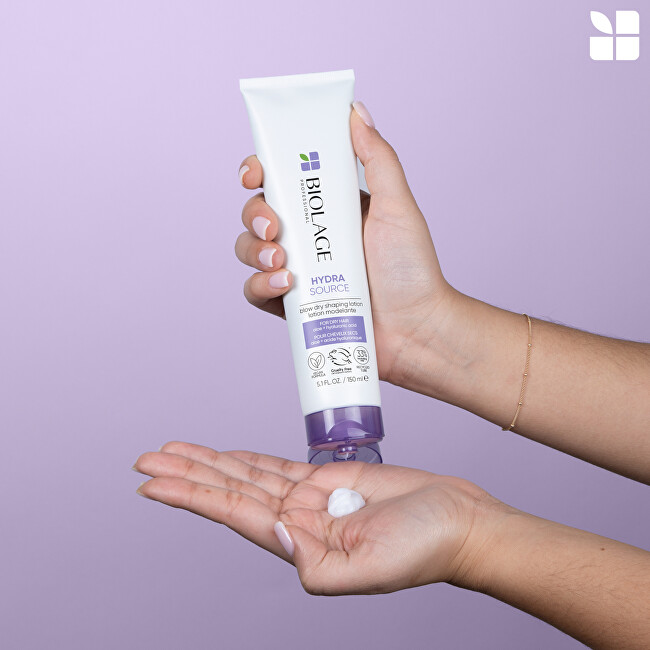 Biolage Thermal protection shaping hair cream Hydra Source (Blow Dry Shaping Lotion) 150 ml 150ml plaukų apsauga nuo kar&scaron;čio