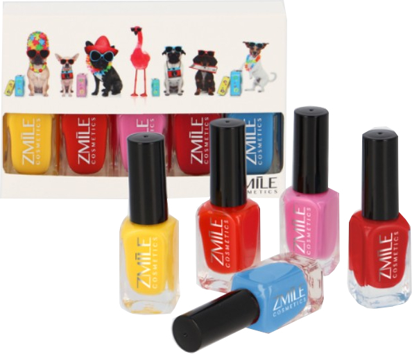ZMILE COSMETICS Summer Vacation Gel Effect Nail Polish Set nagų lakas