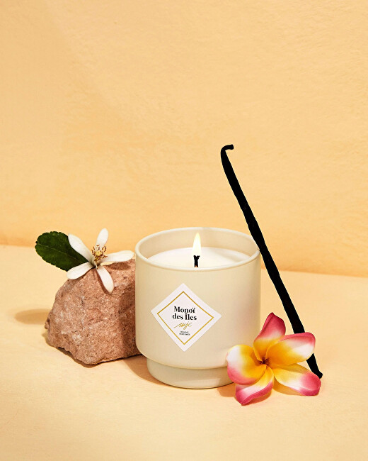 My Jolie Candle Scented candle 36h with bracelet Gold Les Surprenantes Monoi Island 320279 kvepianti žvakė