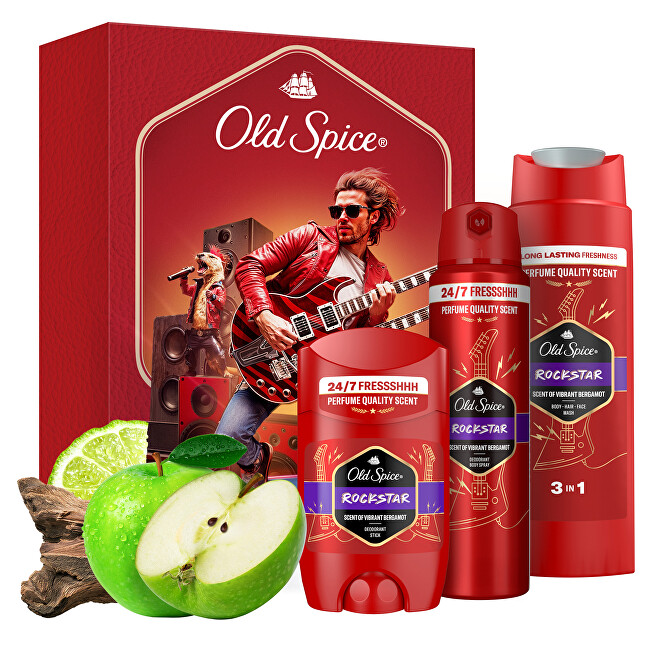Old Spice Rockstar Gift Set - D&aacute;rkov&aacute; sada Vonios ir du&scaron;o priemonė Vyrams