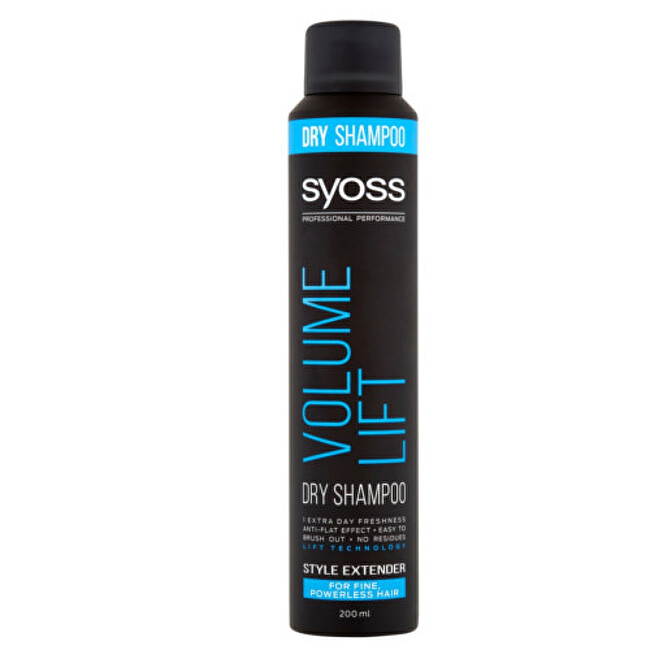 Syoss Dry shampoo for fine hair Volume Lift Dry Shampoo 200 ml 200ml &scaron;ampūnas