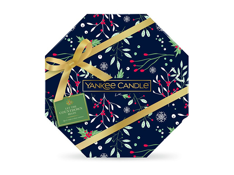 Yankee Candle advento kalendorius Advent calendar of tea candles with a candlestick 24 vnt. Unisex Rinkinys