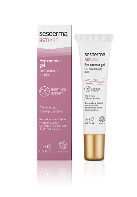 Sesderma Cleansing eye cream against edema and dark circles Reti Age (Eye Contour Gel) 15 ml 15ml Moterims