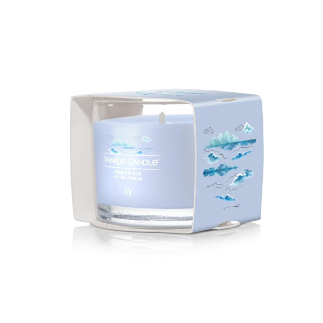 Yankee Candle Votive candle in Ocean Air glass 37 g kvepianti žvakė