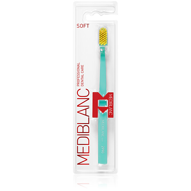 MEDIBLANC Soft toothbrush Blue 1 pc. Unisex
