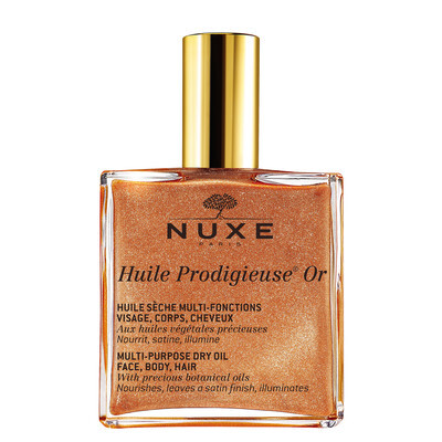 Nuxe Multipurpose dry oil with glitter Huile Prodigieuse OR (Multi-Purpose Dry Oil) 50ml atstatomoji plaukų priežiūros priemonė