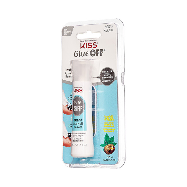 Kiss (Glue Off False Nail Remover) 13.5 ml 13.5ml priemonė nagams