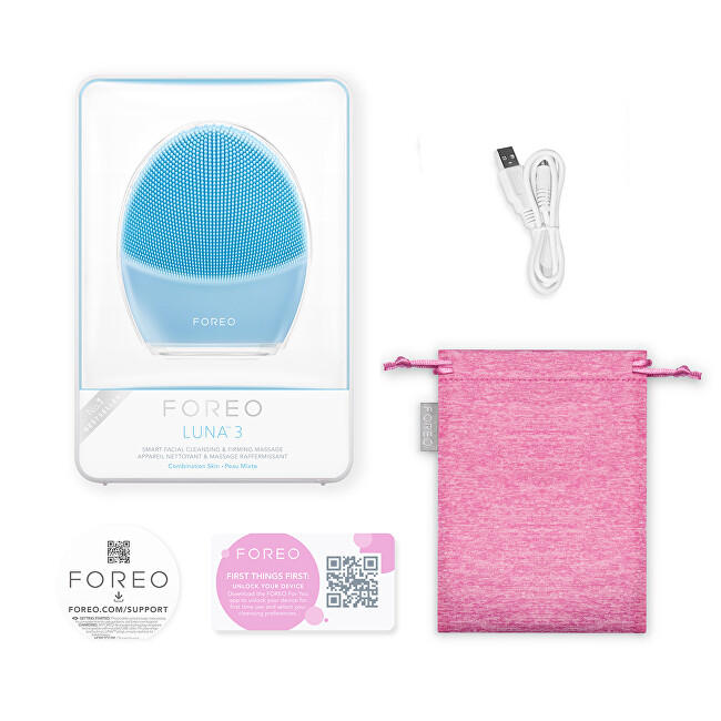Foreo LUNA 3 Anti-wrinkle sonic cleaning brush for Normal Skin veido valymo prietaisas