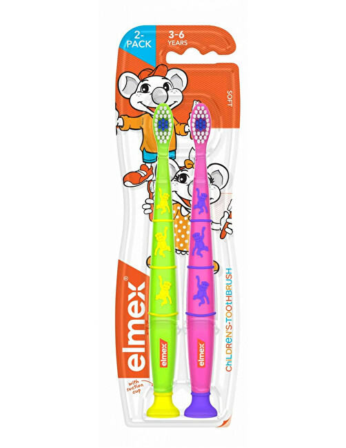 Elmex Toothbrush for children aged 3-6 years Children Duopack 2 pcs Vaikams