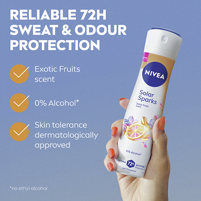 Nivea Antiperspirant spray Solar Sparks Anti-Perspirant 150 ml 150ml dezodorantas