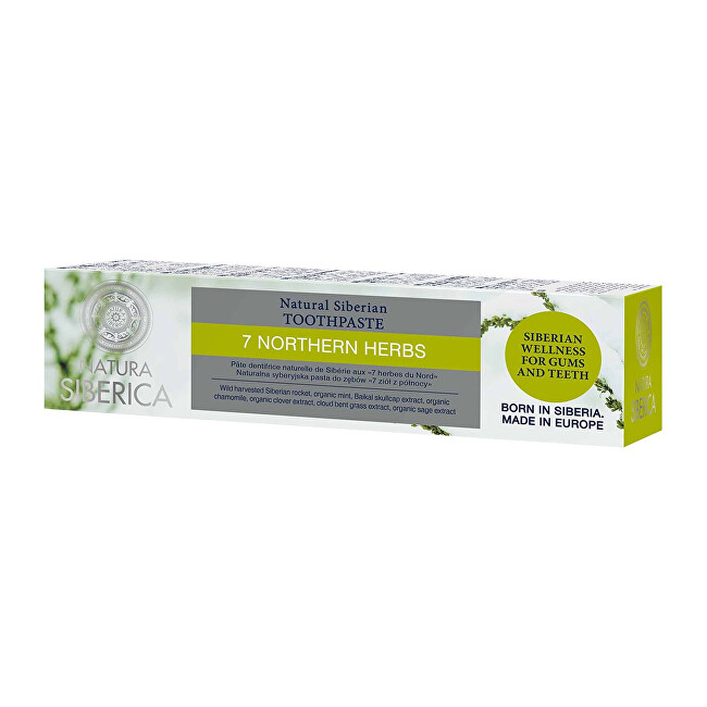 Natura Siberica Natural toothpaste 7 Northern Herbs (Natural Siberian Toothpaste) 100 g kraujuojančių dantenų priežiūros priemonė