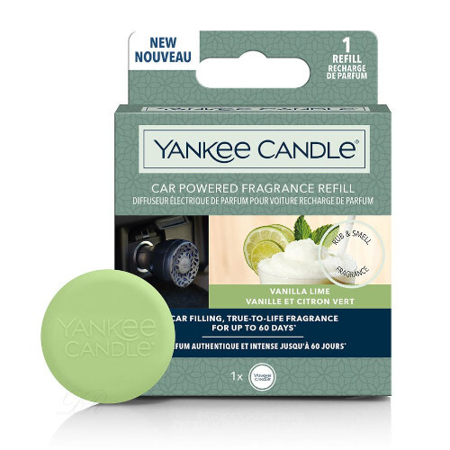 Yankee Candle Car Powered Vanilla Lime 1 pc diffuser refill for car socket Unisex