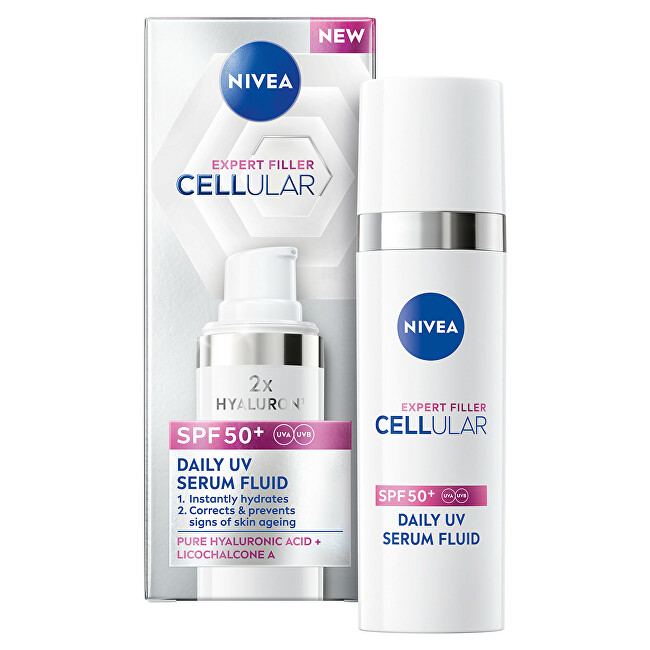 Nivea Daily UV serum SPF 50+ Cellular Expert Filler Fluid 50 ml 50ml Moterims