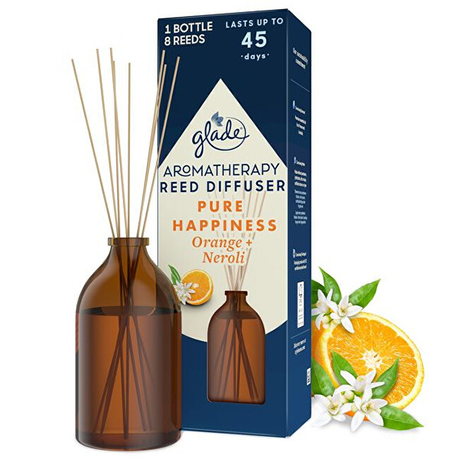 Glade Aromatherapy Reed Pure Happiness 80 ml 80ml Kvapas namams su lazdelėmis